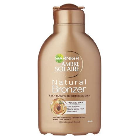 garnier ambre solaire self tanning.